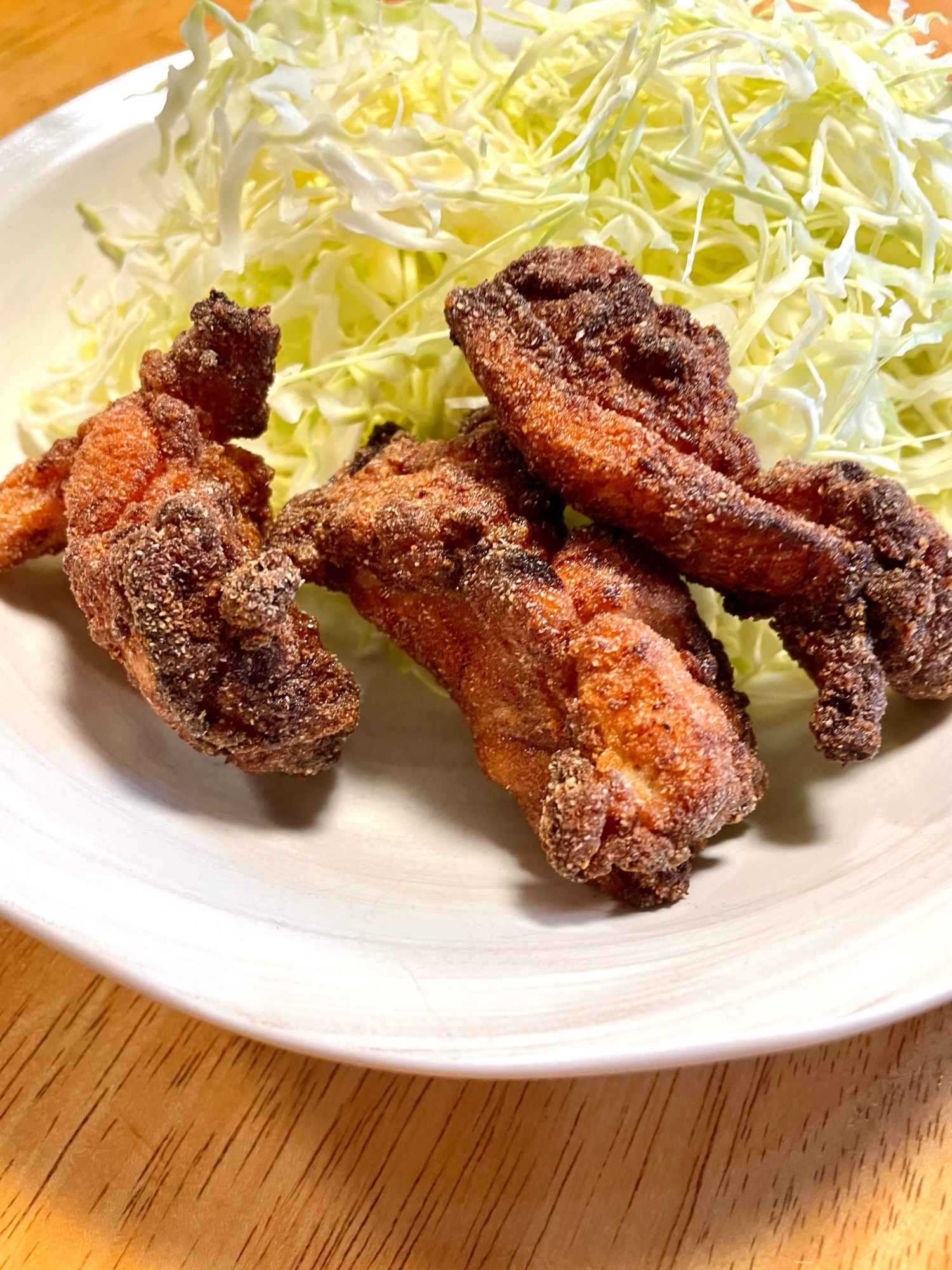 鶏肉の玉ねぎ麹とおからパウダーの唐揚げ