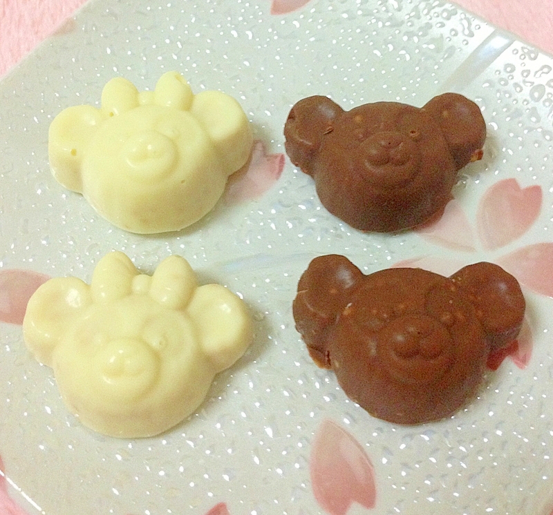 ダッフィーのキャラメルパフチョコ レシピ 作り方 By ゆず茶55 楽天レシピ ダッフィーのキャラメルパフチョコ レシピ 作り方 By ゆず茶55 楽天レシピ