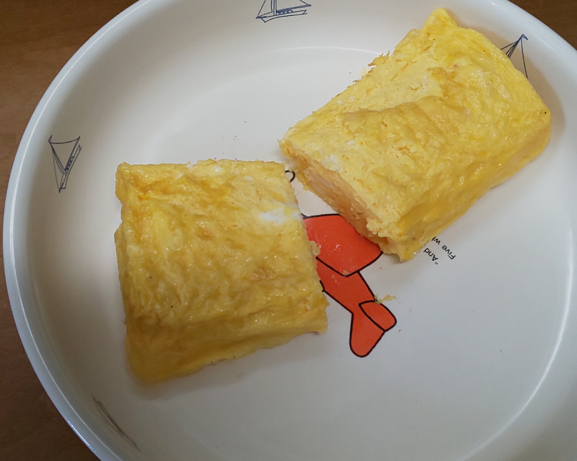 オリーブオイルで♪卵焼き