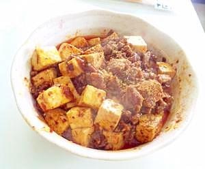 辛さが苦手な人のための麻婆豆腐☆ウスターソース入 レシピ・作り方 by