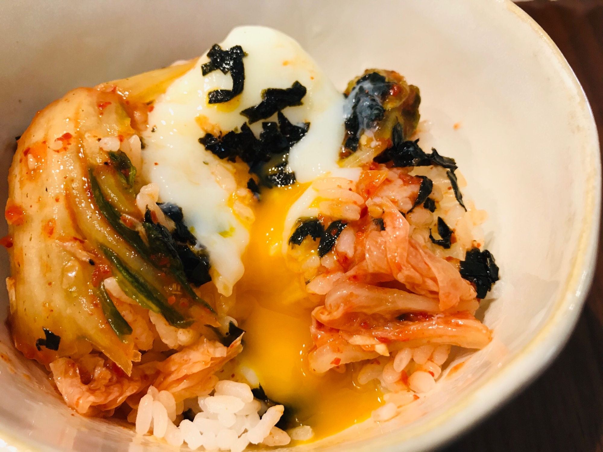 レンジで簡単温泉卵のせキムチ丼 レシピ 作り方 By さえきち 楽天レシピ レンジで簡単温泉卵のせキムチ丼 レシピ 作り方 By さえきち 楽天レシピ