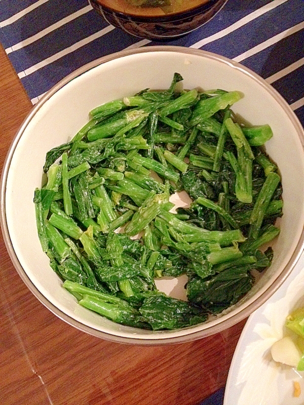 のらぼう菜のマヨ和え
