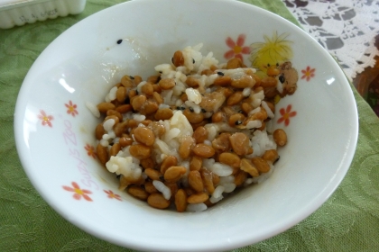 納豆の食べ方-柚子味噌風♪
