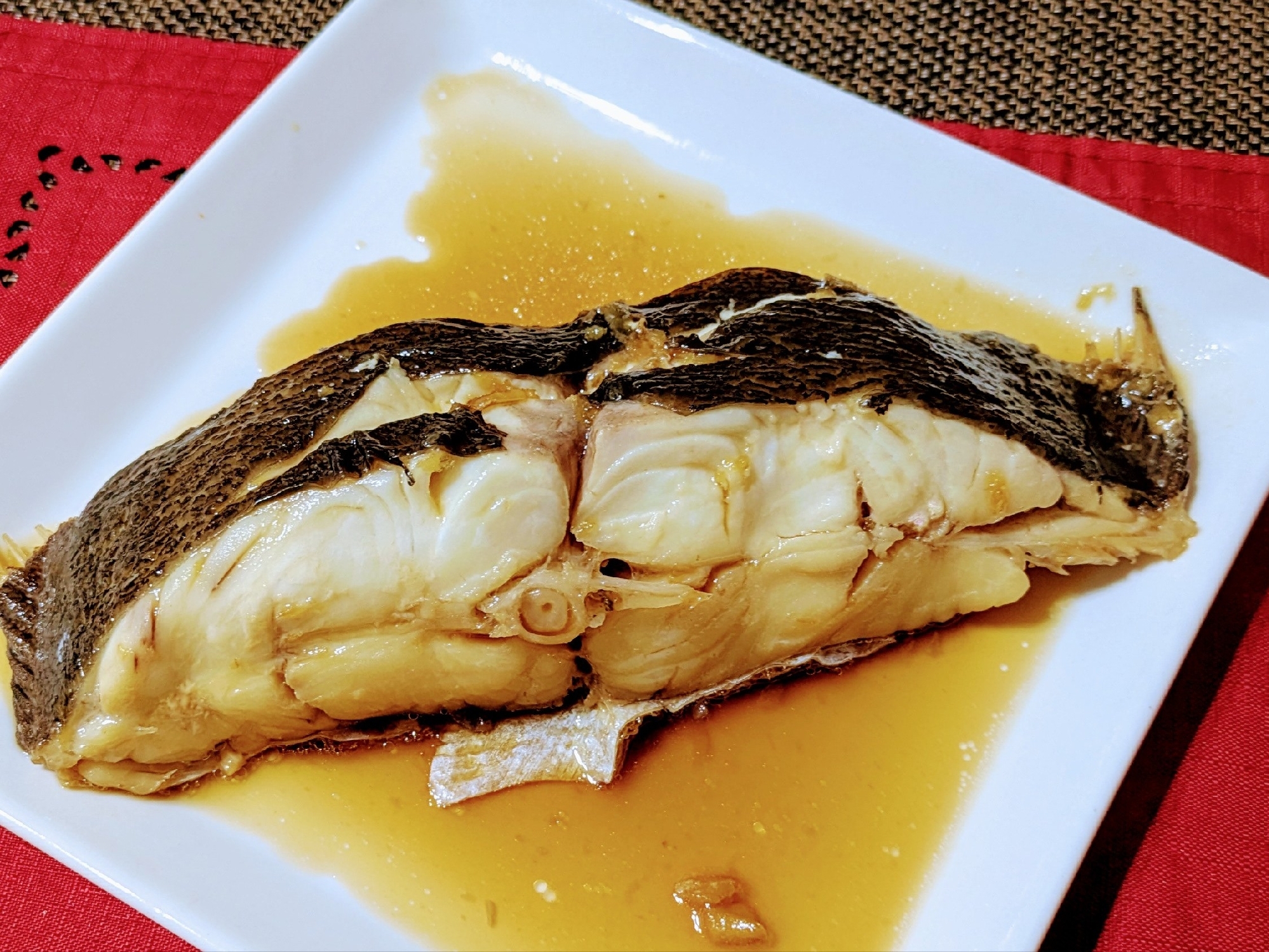 華麗なカレイの煮付け
