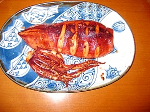 イカのしょう油麹焼き