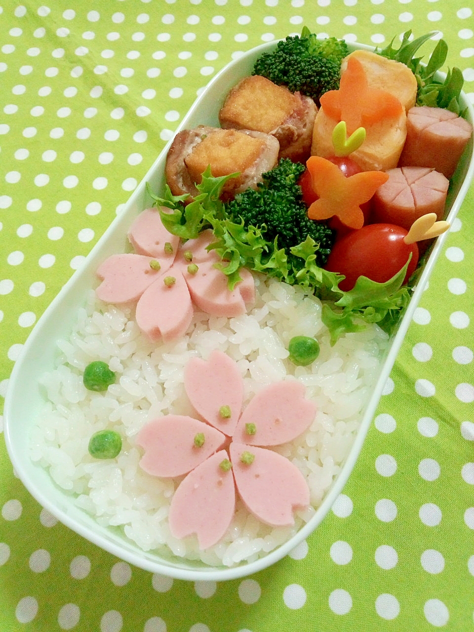 簡単キャラ弁☆さくらのお弁当②♪　