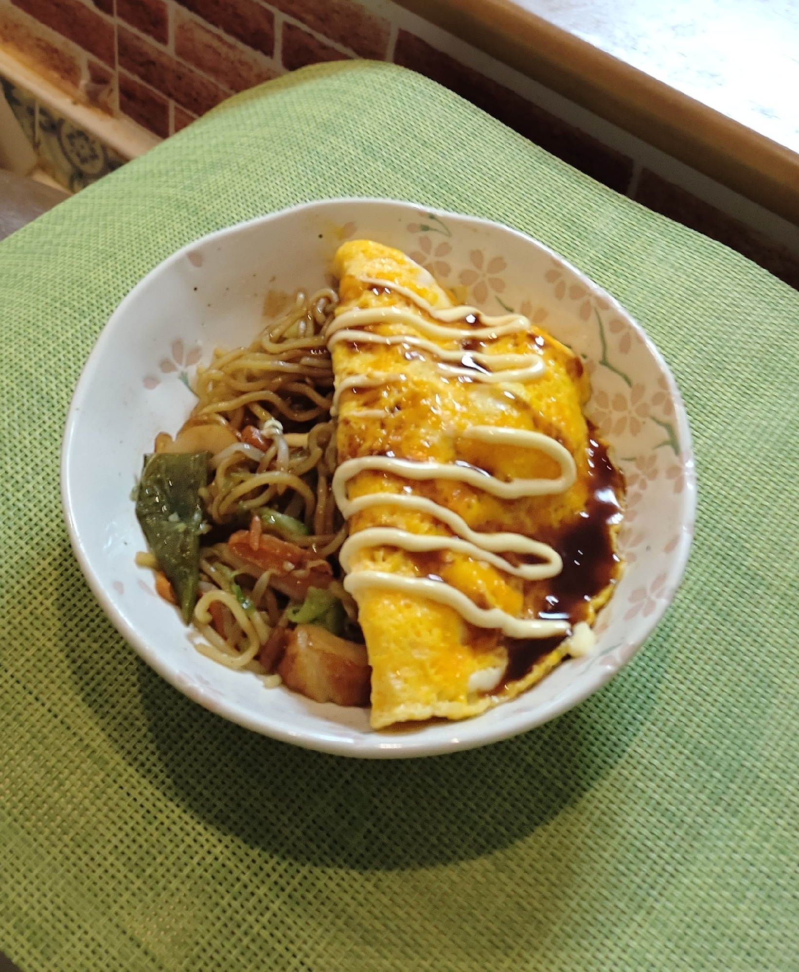 のせてラクラク嬉しい♡オム焼きそば