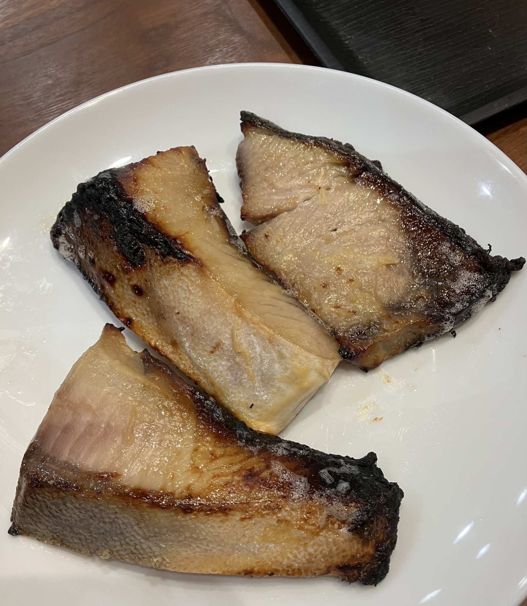 白味噌漬けのぶりの西京焼き