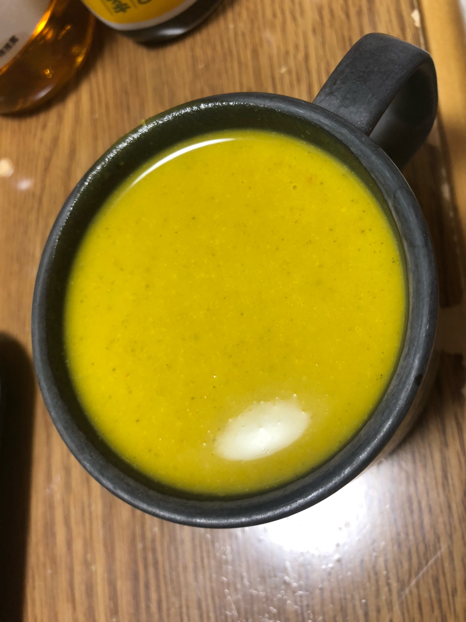 カレー風味のかぼちゃスープ