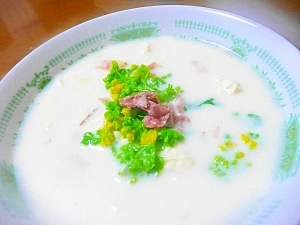春色の白いスープ