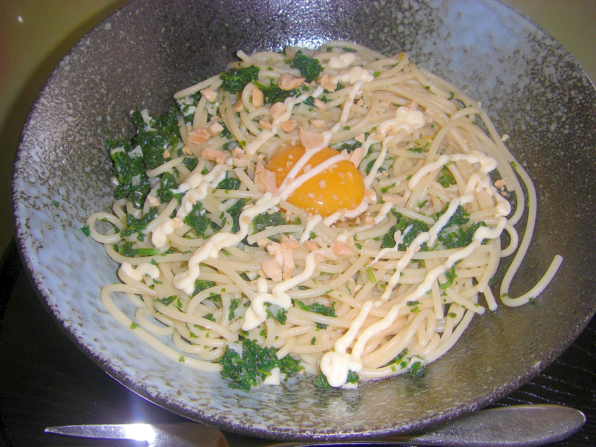 夏のお昼に！スタミナパスタ