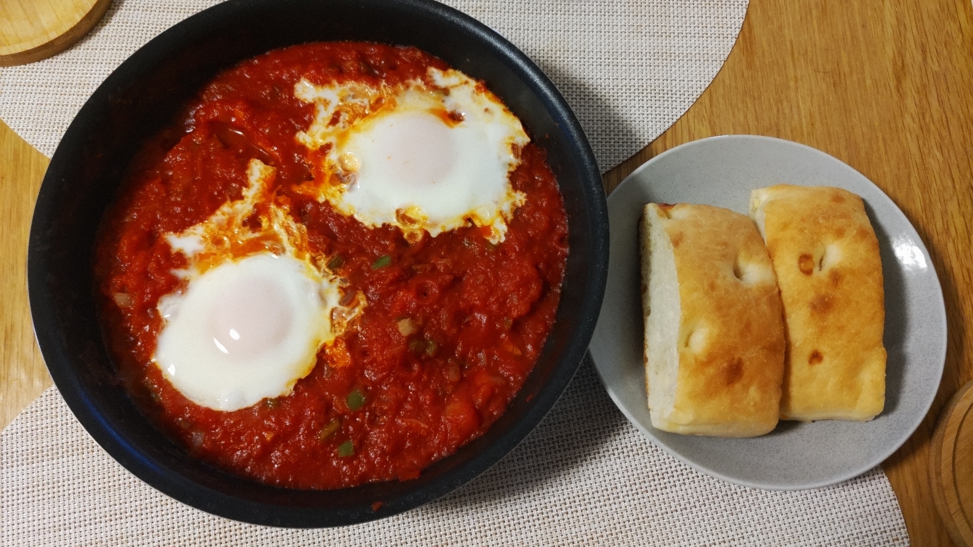 カレー粉で簡単美味しい☆シャクシュカ