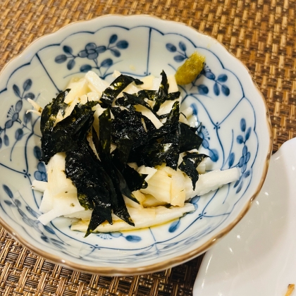 長芋千切りわさび醤油