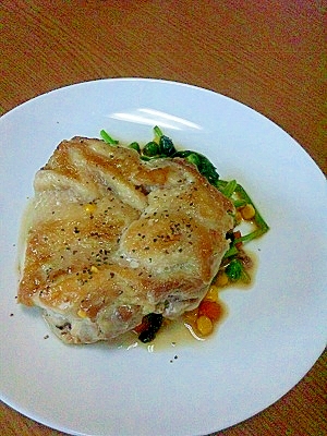 簡単 フライパン1つでチキンソテー レシピ 作り方 By Erialice 楽天レシピ 簡単 フライパン1つでチキンソテー レシピ 作り方 By Erialice 楽天レシピ