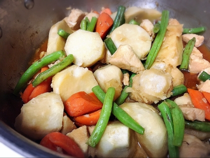 和食の定番～田舎煮！里芋と鶏肉の煮物