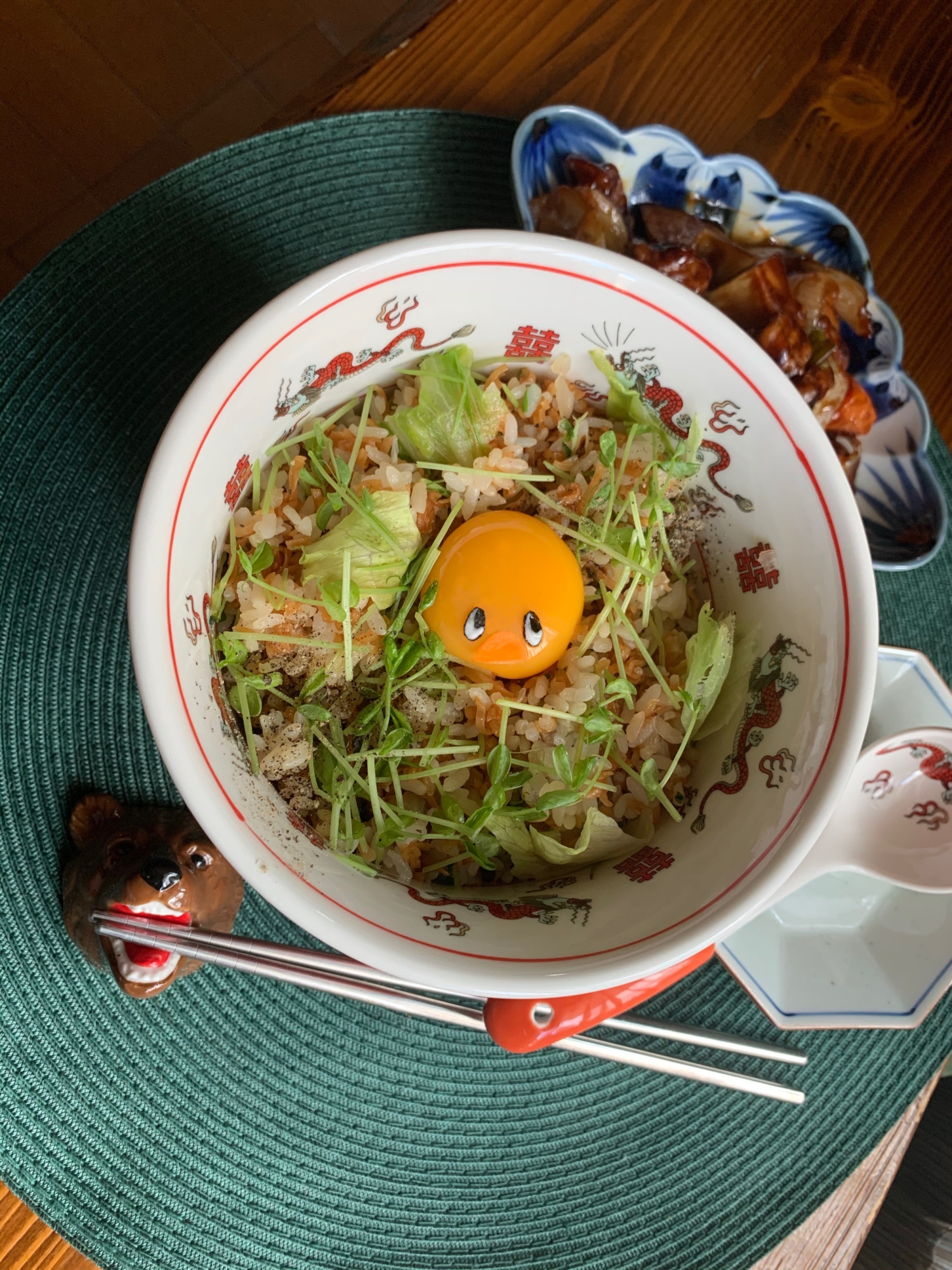 あつくっく　チキンラーメン炒飯