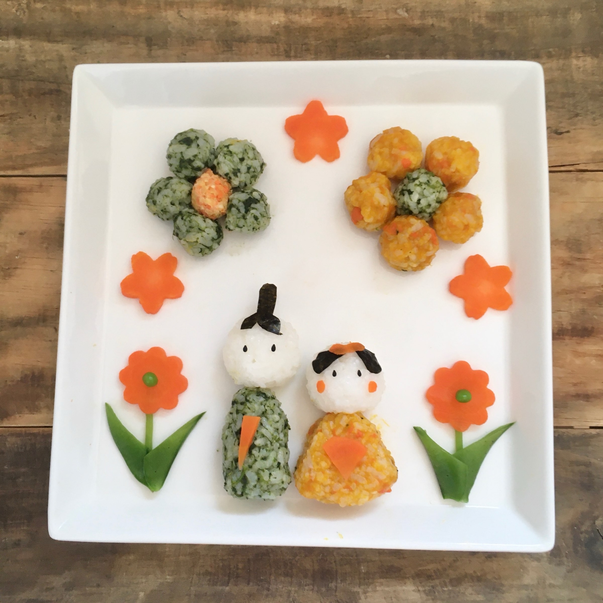 離乳食のひな祭りプレート♡
