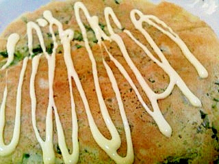 ホットケーキミックスｄｅねぎたっぷりお焼き