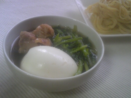 家でつけ麺！簡単美味でした～ｖ　ご馳走さまです♪