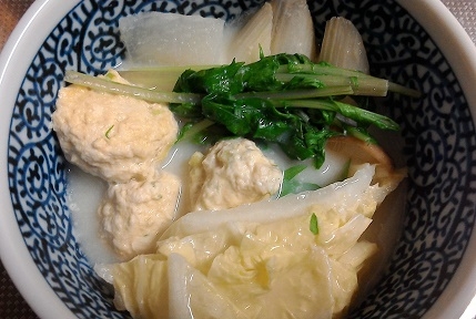 ふわふわ 米ぬか入り鶏団子の豆乳鍋仕立て レシピ 作り方 By たた母さん 楽天レシピ