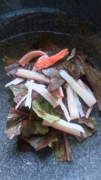 簡単☆カニカマサラダ