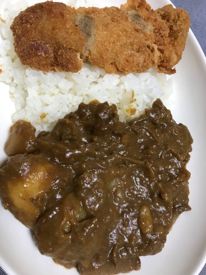 市販のトンカツを使って★カツカレー