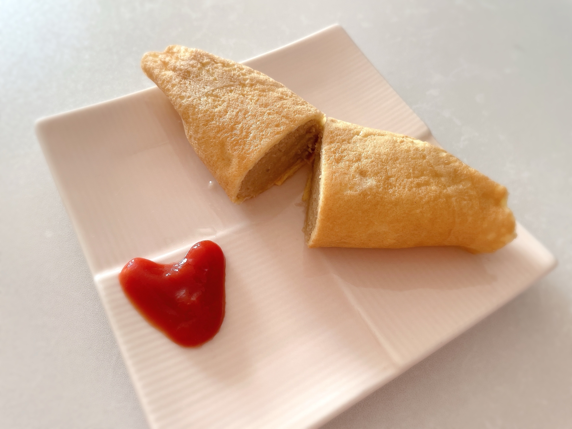 ノンオイル！お米なし！カレーおからのオムライス