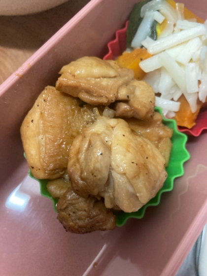 簡単お弁当おかず！やみつき鶏の照り焼き