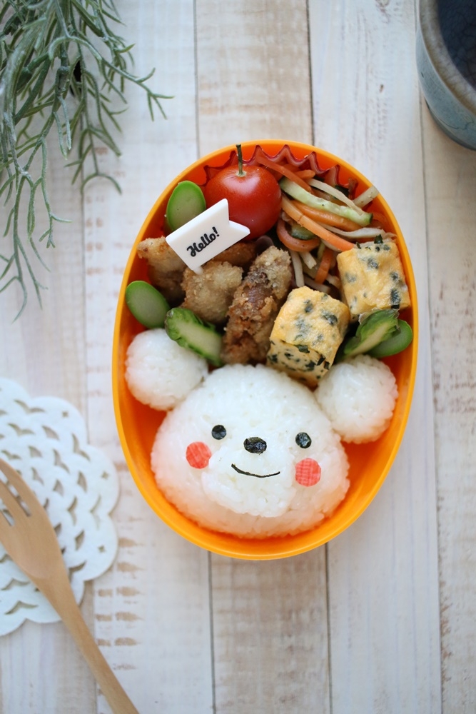 シンプル しろくまキャラ弁 レシピ 作り方 By Asami Obento 楽天レシピ