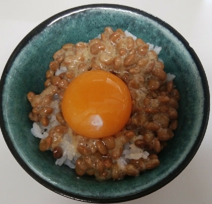 味たま納豆ごはん