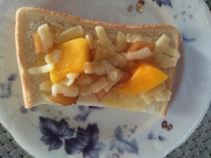 mimiちゃん
朝食に頂きました(@_@)
りんごとチーズ合いますね✨
マンゴーも入れて
美味しかったです♥️
