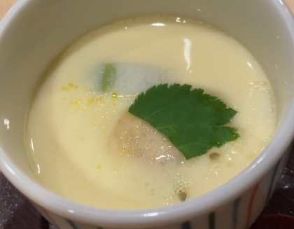 レンジにお任せの茶碗蒸し