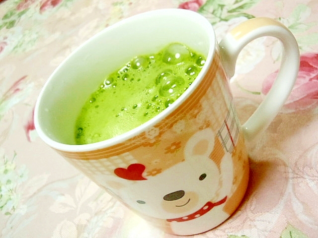 ❤カルピスと生姜と青汁抹茶のほっこりティ❤
