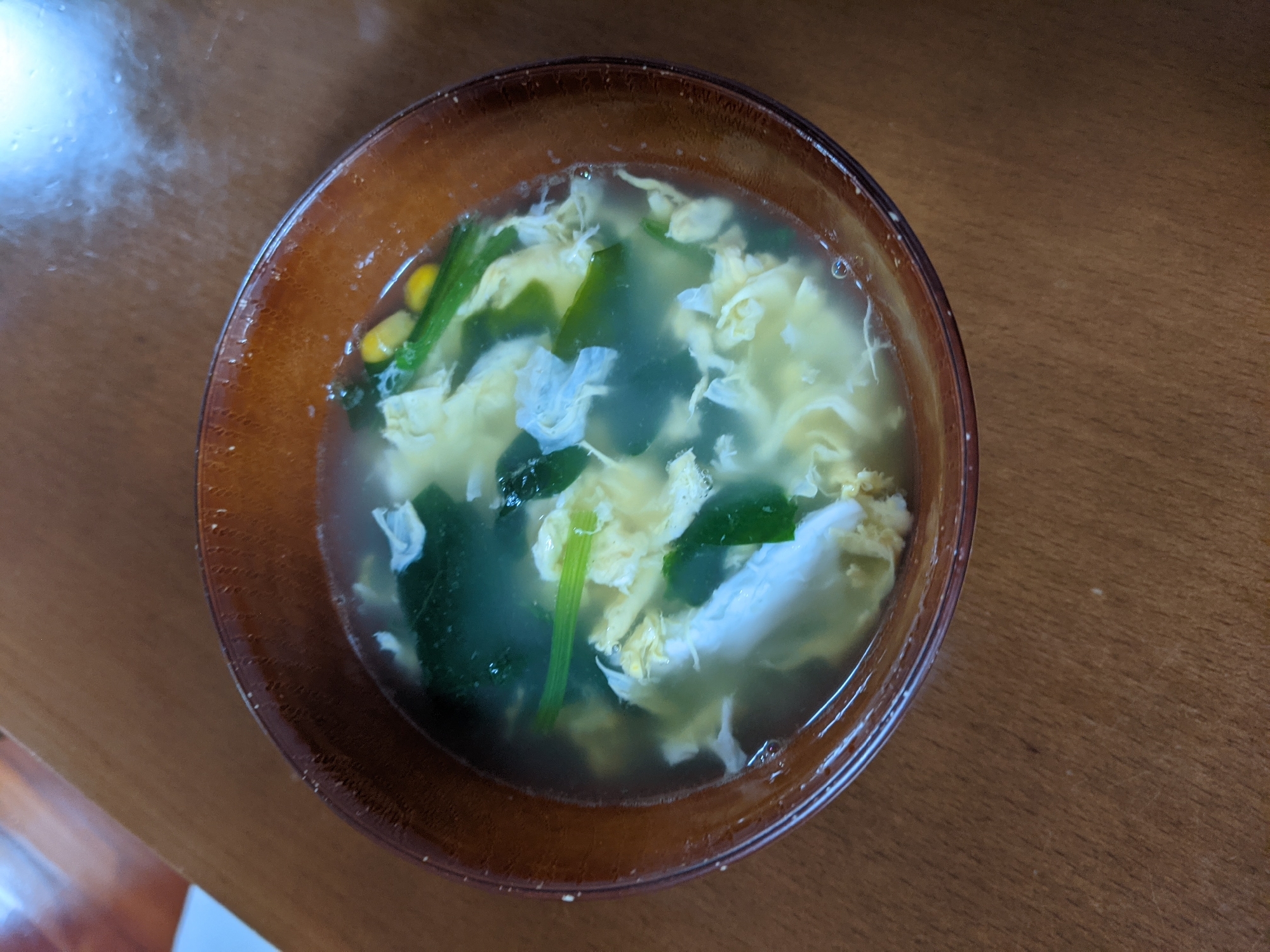 簡単♪卵とほうれん草の中華スープ
