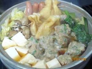 肉団子鍋　（我が家の味）