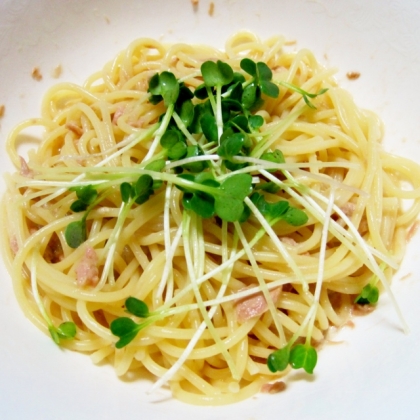 混ぜるだけのツナパスタ