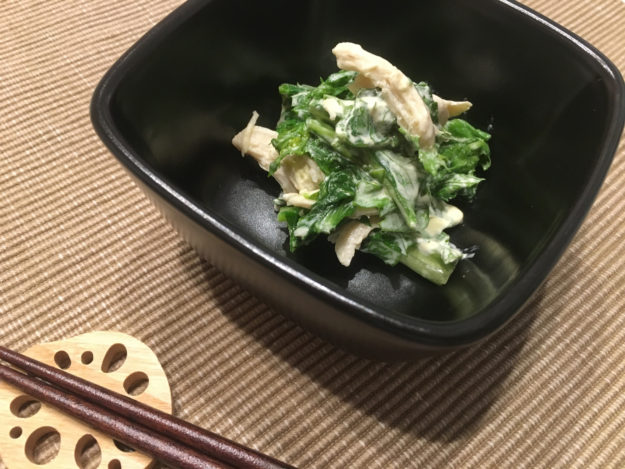 ささみとわさび菜のマヨサラダ レシピ 作り方 By Toneymoo 楽天レシピ ささみとわさび菜のマヨサラダ レシピ 作り方 By Toneymoo 楽天レシピ