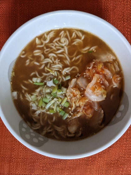 簡単キムチ味噌ラーメン