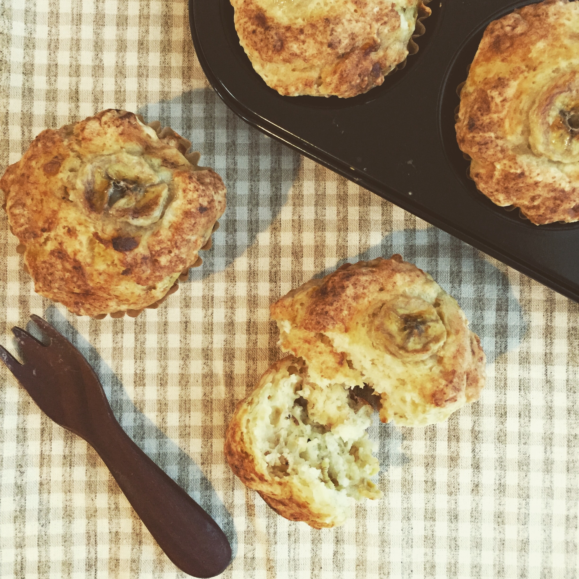 離乳食完了期 卵と油不使用 お豆腐バナナマフィン レシピ 作り方 By Go 楽天レシピ