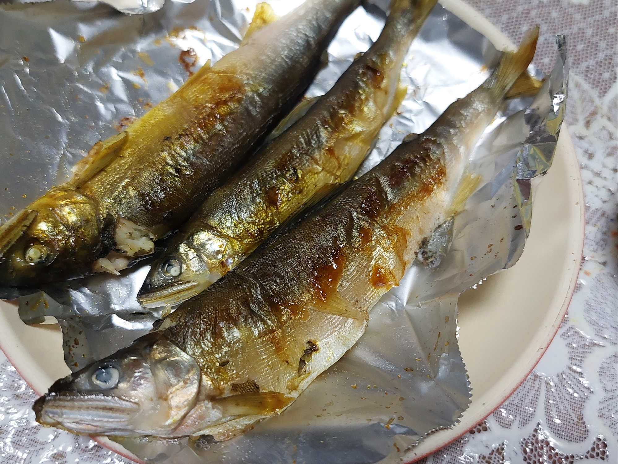 小鮎(あゆ)の塩焼き