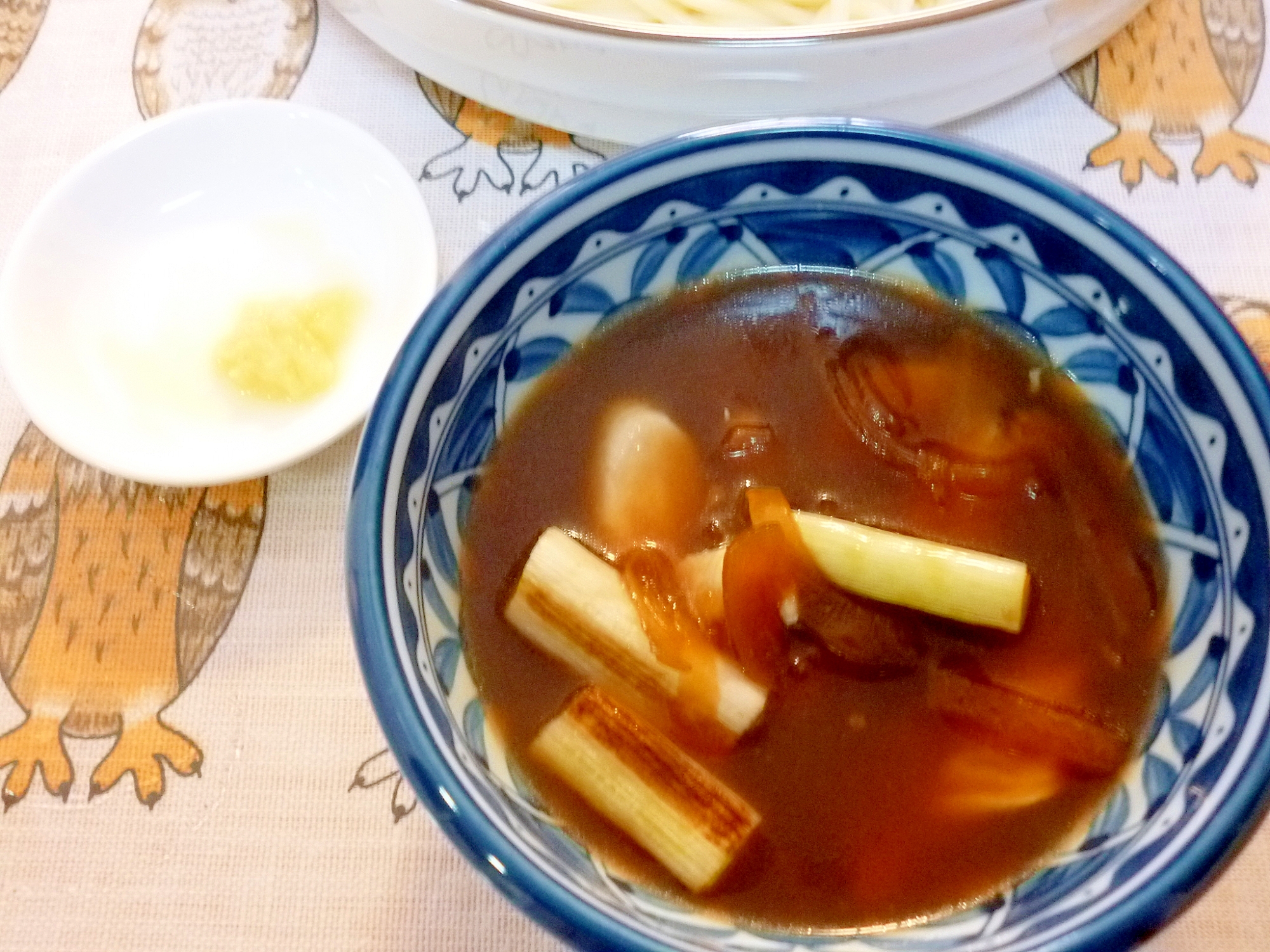 鶏チャーシューの煮汁で！麵の付けつゆ★鶏南蛮♪