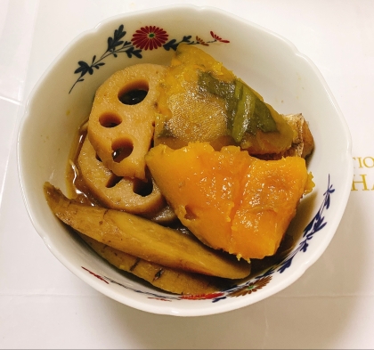 簡単時短ᕷ˖°冷凍野菜と豚肉の筑前煮風 煮物ꕤ୭*