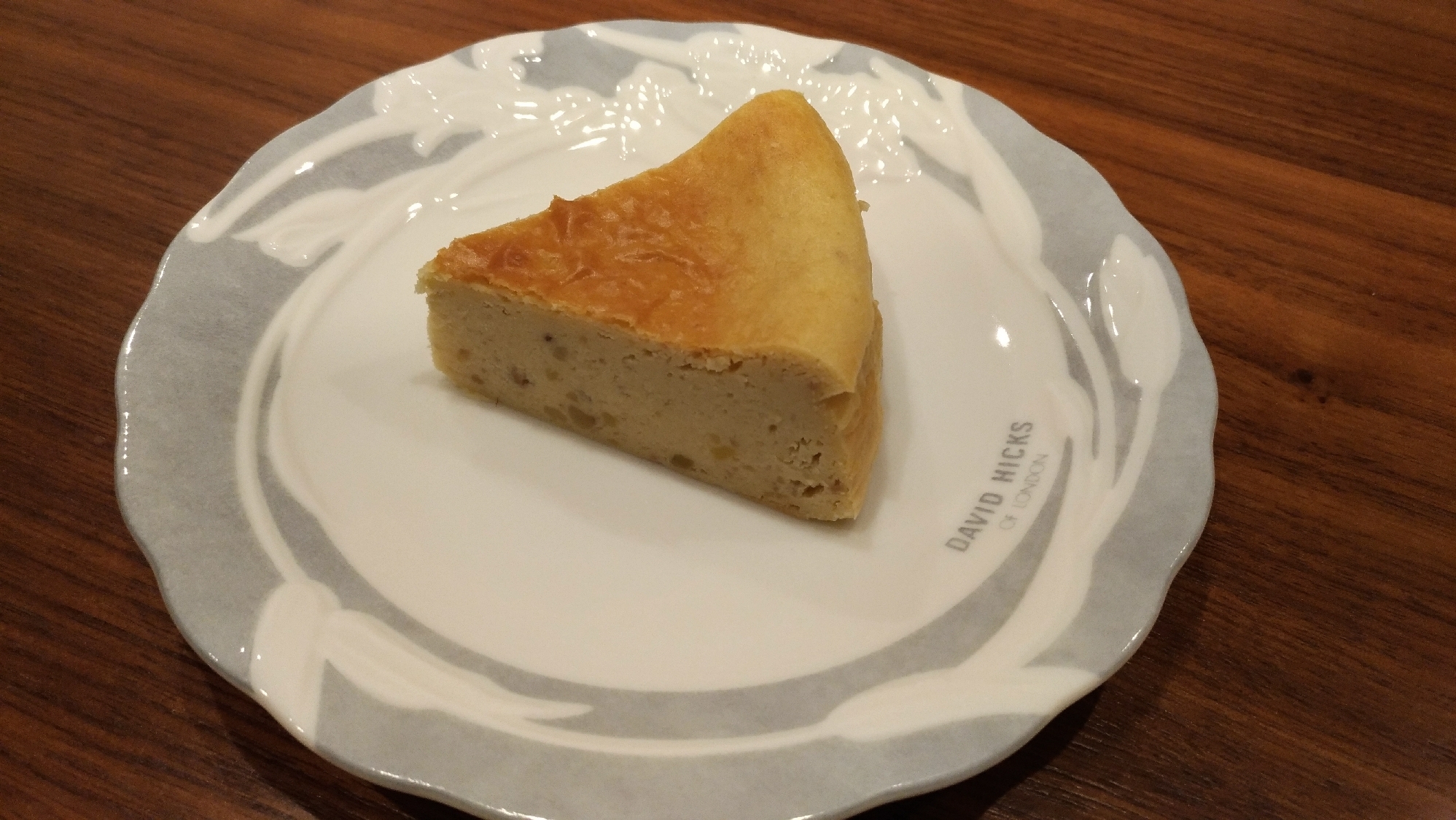 栗のベイクドチーズケーキ