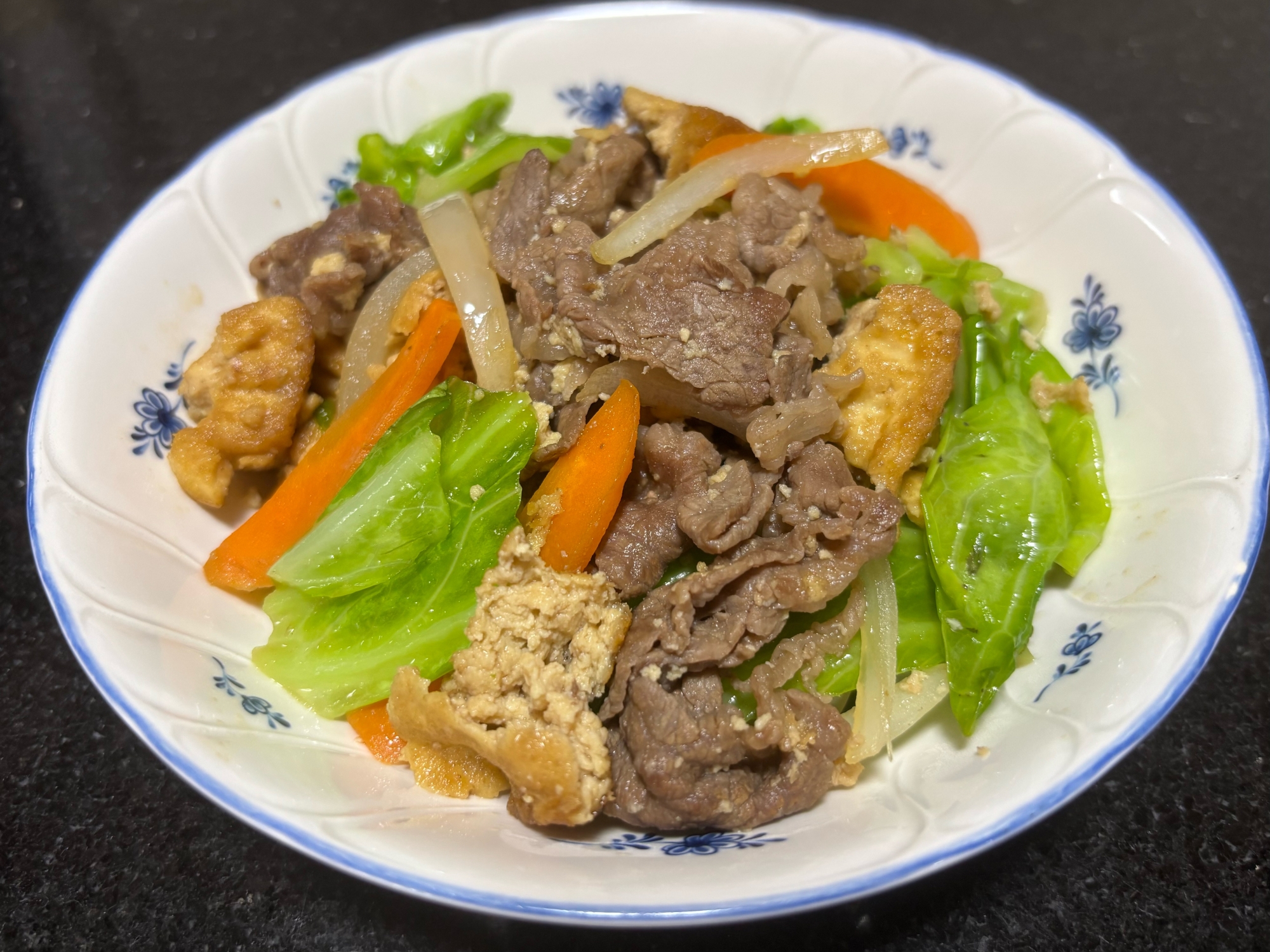 お肉が少なくても！冷凍厚揚げ参上☆野菜炒め〜♪