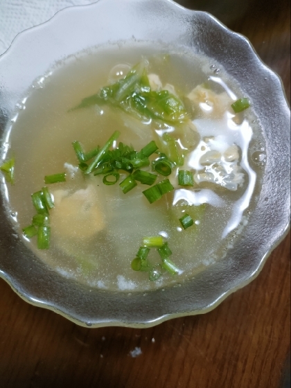 寒い日は生姜入りのスープ温まります