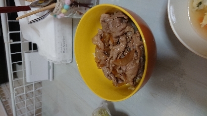 ☆こってり味噌豚丼☆