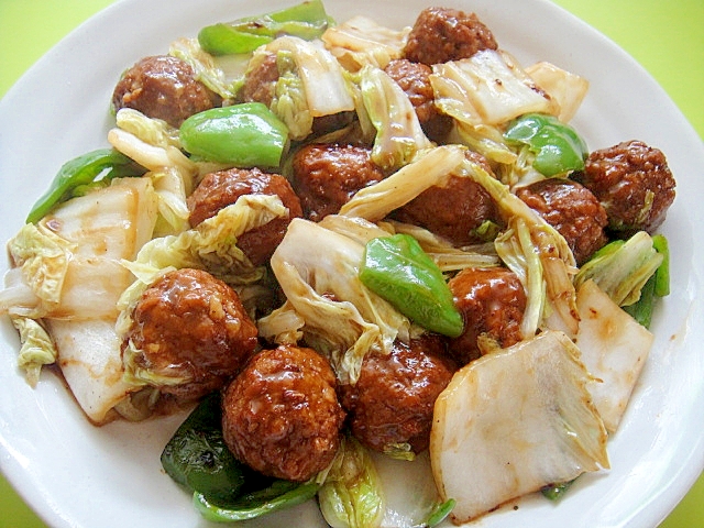 肉 団子 白菜