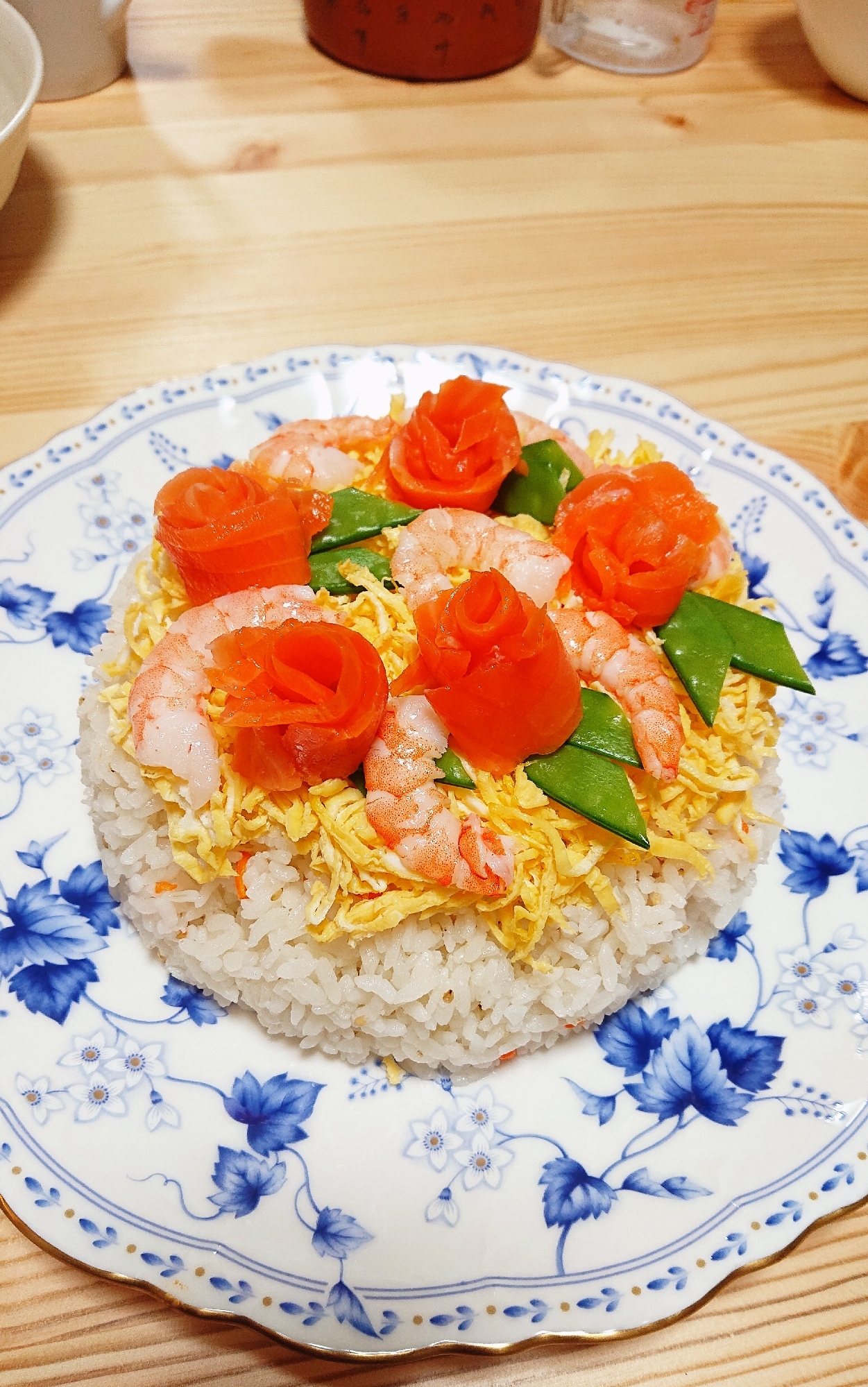 誕生日などのお祝いに 華やかなちらし寿司ケーキ レシピ 作り方 By いかけん 楽天レシピ 誕生日などのお祝いに 華やかなちらし寿司ケーキ レシピ 作り方 By いかけん 楽天レシピ