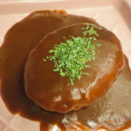 デミグラス煮込みハンバーグ^_^