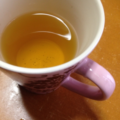 ホッと☆生姜湯で生姜玄米茶♪